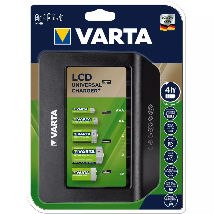 Chargeur VARTA LCD Universel - 57688101401 3 Chargeur VARTA LCD Universel - 57688101401