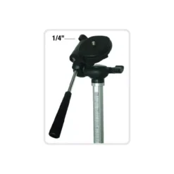 Trépied Léger METRICA Avec Adaptateur 1/4" 55-150 Cm - 60590 -OutilExpress Soldes Magasin 60590 1 1 1