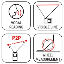 Télémètre Laser METRICA Flash Point 2 Point 60 60m - 61260 -OutilExpress Soldes Magasin 61240 11 1
