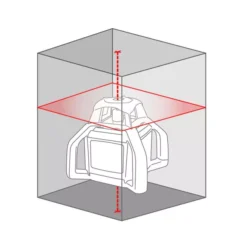 Niveau Laser Bravo Rotativo METRICA Rouge - 61385 -OutilExpress Soldes Magasin 61385 2