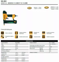 Cloueur Agrafeur BOSTITCH 2 En 1 - SB-2IN1 7 Cloueur Agrafeur BOSTITCH 2 En 1 - SB-2IN1 -OutilExpress Soldes Magasin COA20023 4