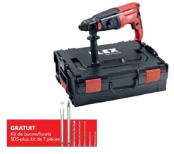 Marteau Universel CHE 2-28 SDS-plus FLEX + Forets/burins - 452327 -OutilExpress Soldes Magasin FLE00349 4