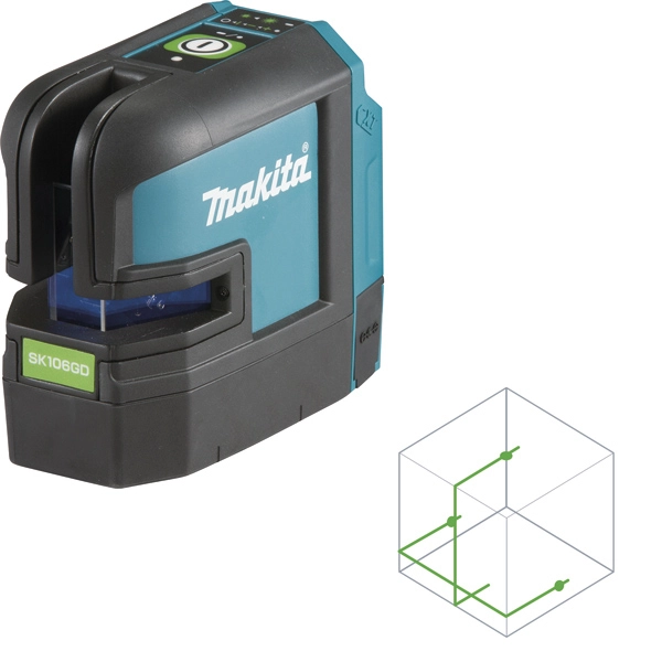 Laser Lignes Et 4 Points Croix 35 M 12 V CXT Li-Ion MAKITA En Sacoche - SK106GDZ 4 Laser Lignes Et 4 Points Croix 35 M 12 V CXT Li-Ion MAKITA En Sacoche - SK106GDZ – Image 2