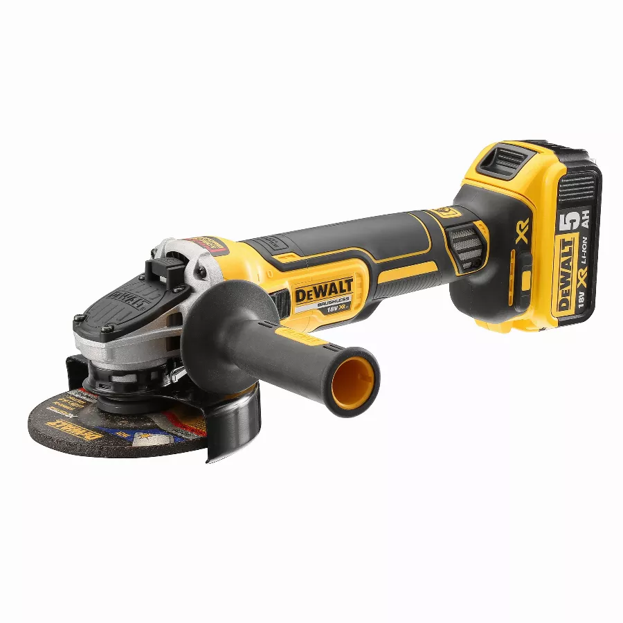 Meuleuse DEWALT Brushless XR Ø125 Mm - 2 Batteries 5.0Ah 18V - DCG405P2 3 Meuleuse DEWALT Brushless XR Ø125 Mm - 2 Batteries 5.0Ah 18V - DCG405P2
