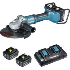 Meuleuse MAKITA Mm - 36V - 2x18V Li-ion - 4 Batteries 5Ah + 1 Double Chargeur Rapide - DGA900ZKPT -OutilExpress Soldes Magasin MNA40032 0
