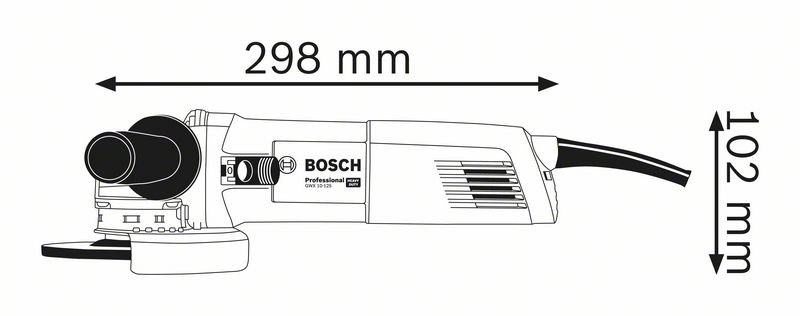 Meuleuse BOSCH X-Lock GWX 10-25 - 1000W Ø125 Mm - 06017B3000 3 Meuleuse BOSCH X-Lock GWX 10-25 - 1000W Ø125 Mm - 06017B3000