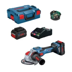 Meuleuse Sans Fil BITURBO GWS 18V -15 SC X-Lock 2x8.0 Ah BOSCH - 06019H6501 5 Meuleuse Sans Fil BITURBO GWS 18V -15 SC X-Lock 2x8.0 Ah BOSCH - 06019H6501 -OutilExpress Soldes Magasin MNA50074 1