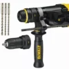 Perforateur DEWALT SDSPlus 800W - Mandrin + Poignée + Mallette De Transport + 3 Burins + 3 Forets - D25134KP -OutilExpress Soldes Magasin PHA10101 2
