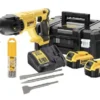 Perforateur DEWALT Sans Fil - SDS-PPLUS 2 Batterie 4.0Ah, Chargeur, Coffret + 6 Forets Et 3 Burins - DCH133M2K 2 Perforateur DEWALT Sans Fil - SDS-PPLUS 2 Batterie 4.0Ah, Chargeur, Coffret + 6 Forets Et 3 Burins - DCH133M2K -OutilExpress Soldes Magasin PHA10118 1