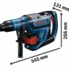 Perforateur SDS-Max BITURBO GBH18V-45 C BOSCH 2x12.0 Ah + GAL 18V - 0611913002 -OutilExpress Soldes Magasin PHA60034 3