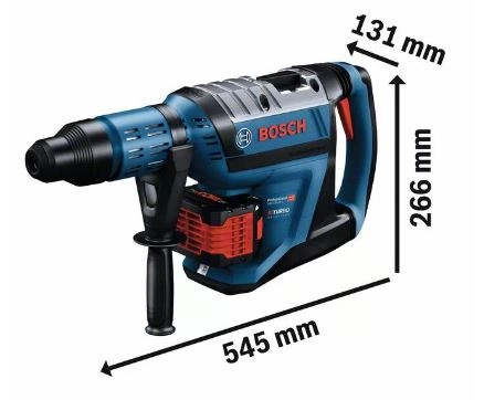 Perforateur SDS-Max BITURBO GBH18V-45 C BOSCH 2x12.0 Ah + GAL 18V - 0611913002 3 Perforateur SDS-Max BITURBO GBH18V-45 C BOSCH 2x12.0 Ah + GAL 18V - 0611913002
