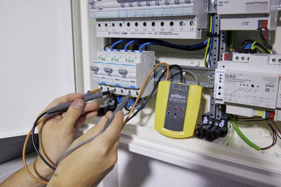 Testeur Et Indicateur De Rotation De Phase WIHA 100700 V AC Cat. IV - 45221 – Image 4