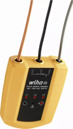Testeur Et Indicateur De Rotation De Phase WIHA 100700 V AC Cat. IV - 45221 -OutilExpress Soldes Magasin im sb25562 rotational field indicator 100 700v ac cat iv 01 50755 en en