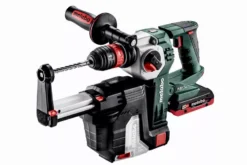 Marteau Perforateur Burineur + Extracteur De Poussières METABO - KHA 18V - LTX BL 24 Quick + ISA 18 LTX 25 1 X 4,0 Ah LiHD, 1 X 5,5 Ah LiHD, ASC 55, Coffret - 600211930